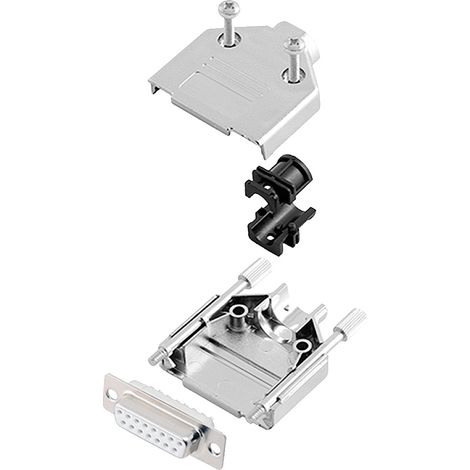 encitech DTPK-M-15-DBS-W-K 6355-8030-12 D-SUB Buchsenleisten-Set 180 ° Polzahl: 15 Lötkelch 1 St.