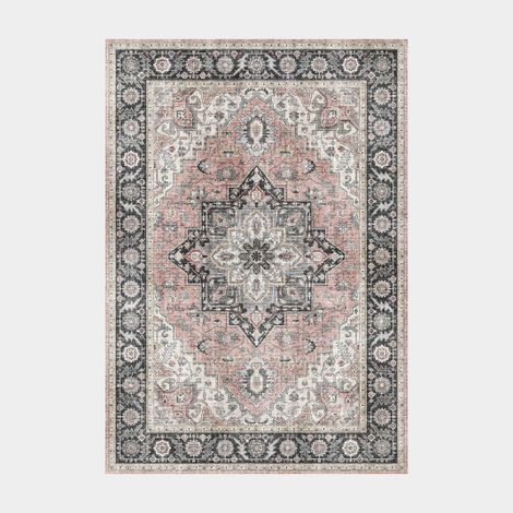 Décoweb – Tapis persan doux à motif oriental – 160 x 230 cm – Chenille ultra douce – Certification Oeko-Tex – Épaisseur 7 mm (1/5)
