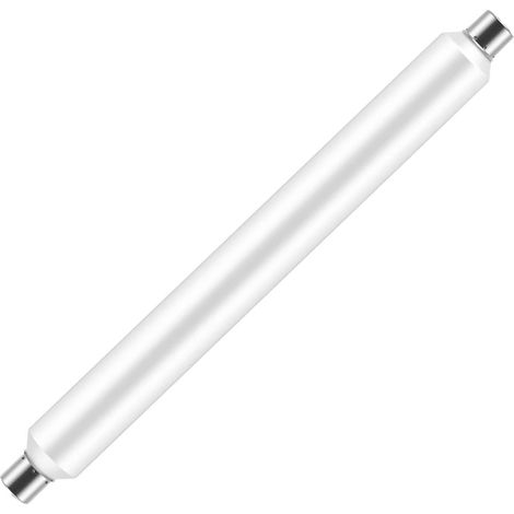 Tube LED S19 7W Blanc Nature 4000K, Équivalence 70W Incandescence, Neon 310mm Pour Miroirs et Lampes Peinte, 1 Pièce (1/5)