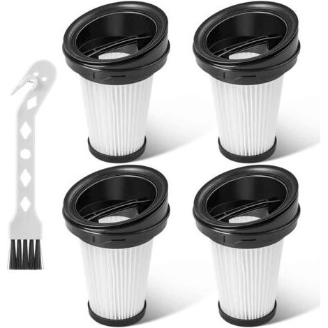 Lot de 4 filtres ZR005202 pour aspirateur Rowenta X-Pert Easy 160 – Haute filtration tissu non tissé – Brosse de nettoyage incluse (1/5)