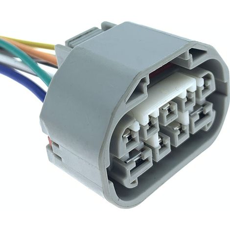 7283-1296-40 is a 9-pin wiring harness connector for Toyota transmission gear shift switches (90980-11784). (1/4)