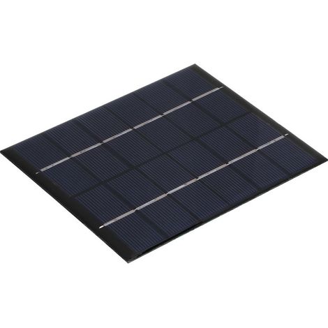 Panneau solaire 2W 6V avec chargeur pour piles AA - Idéal projets scientifiques DIY et énergie solaire (1/5)