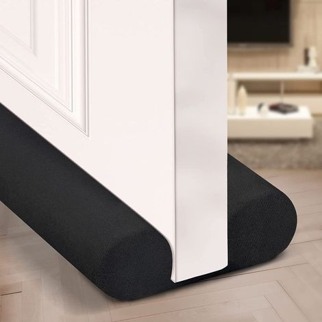 Paravent Porte Double - Protection Contre le Vent et le Bruit - Éponge Épaisse Réglable 1 m - Fixation Velcro - Pour Porte Intérieure ou Extérieure (1/5)