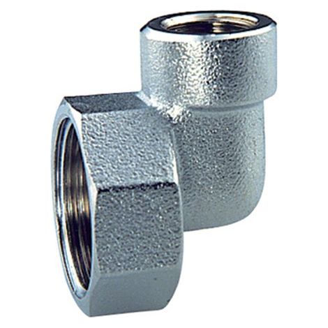 FAR 4050 Raccordo Terminale A Squadra Cromato Diam.3/4"X1/2" Femmina Femmina Per Collettore - 4050 3412 (1/2)