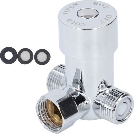 Robinetterie Mélangeur Thermostatique Brass G1/2 Pour Robinet à Détection Automatique avec Valve Anti-Retour (1/5)