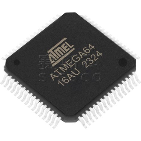 ATMEGA64-16AU and ATMEGA644A-AU electronic components, 5 units per pack