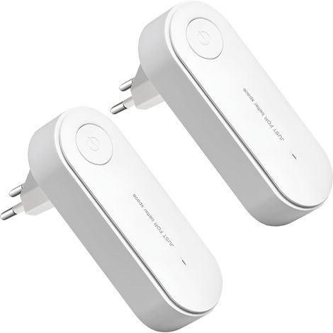 Sollbry 2 pièces Purificateur d'Air Ionique à Brancher Mini Air Purifier sans Filtre,Negative Ion Silencieux pour Chambre Salle de Bain Cuisine Petits Espaces (1/5)