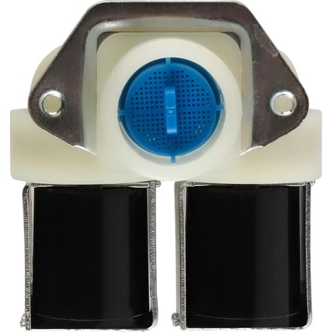 Électrovanne Double d'admission pour Machine à Laver AC220-240V Fréquence 50/60Hz Électrovanne Universelle à Deux entrées et Une Sortie pour laveuses entièrement automatiques (1/5)
