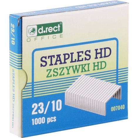 Punti metallici D.rect HD 23/10 a'1000, 10 pezzi