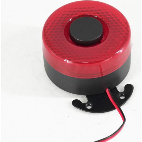 Avertisseur sonore de recul pour voiture avec lumière, 12V/24V, avertisseur sonore de recul avec lumière clignotante. (1/5)