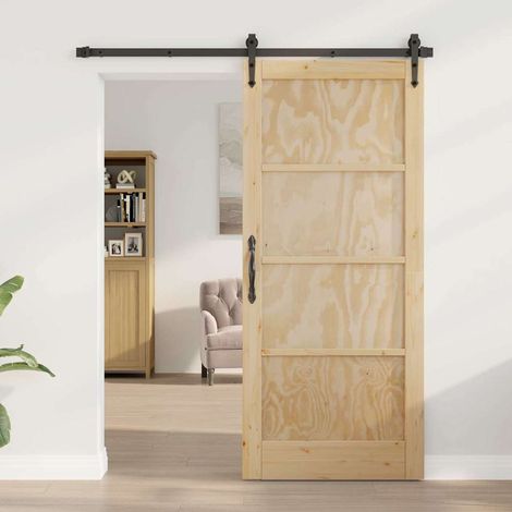 Puerta Interior ORKDAL Marrón 86 x 198,5 cm vidaXL