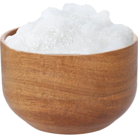 Seifenschale für Herrenrasierer, Holzbehälter zur Reinigung der Gesichtshaare, sicher und praktisch.