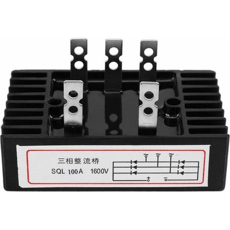 Redresseur Triphasé à Pont de Diodes au Courant Alternatif Pont de Diode de SQL100A 1600V pour le Courant de Commutation