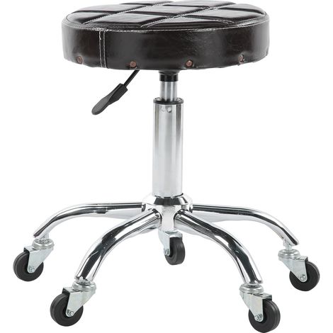 Tabouret de Barbier Pivotant Réglable en Hauteur, Chaise de Coiffure pour Salon de Coiffure et Salon de Manucure, Siège Tournant Professionnel (1/5)