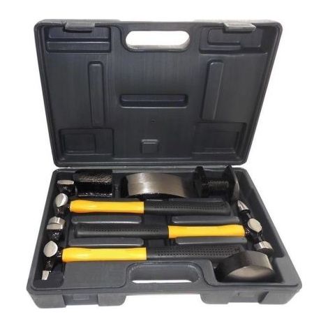 KIT CARROZZIERE MARTELLI TASSI RIPARAZIONE AUTO VALIGETTA 7PZ