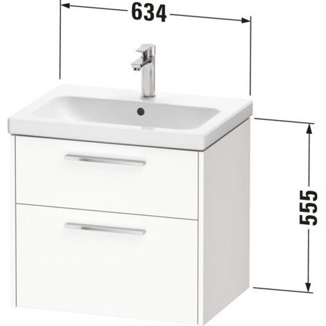 DURAVIT DC4671010HG0000 D-Code WC suspendu avec bride d'évacuation 2
