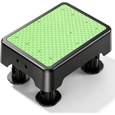 Marchepied Antidérapant, Demi-marches Antidérapantes avec Fonction Veilleuse, Marchepied Pliable à 3 Marches, Aide-escalier en Plastique, Marche de mobilité pour extérieur, Douche, Baignoire, Voiture (1/5)