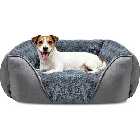 Panier Chien Moyen Taille, Lit Chien Lavable, 63x53x20cm (1/5)