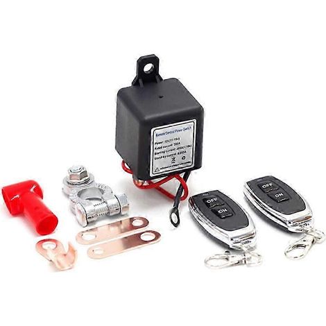 Interrupteur de déconnexion de batterie principal haute intensité 12 V 200 A avec télécommande pour caravane SU QAQ (1/5)