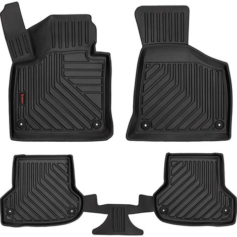 Tappetini auto in gomma 3D per: Audi A3 8P (hatchback, sportback, cabrio, 2003-2011) - cerchio da 5 cm (1/5)