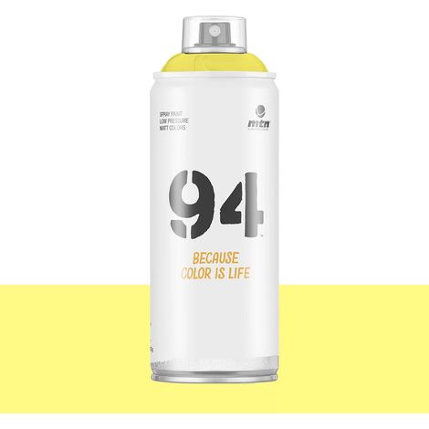 Bombe de peinture aérosol MTN 94 Jaune canari (RV-109) 0,4 L (1/2)