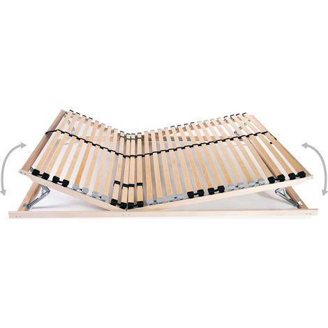 Maison Exclusive - Lattenrost mit 28 Latten 7 Zonen 120x200 cm