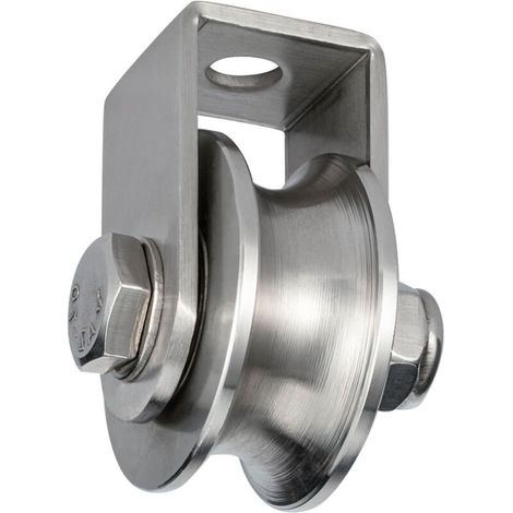 Bardusch-Poulie renvoi 2 roulements – fitness – câble 12 mm – charge 500 kg – inox (1/4)