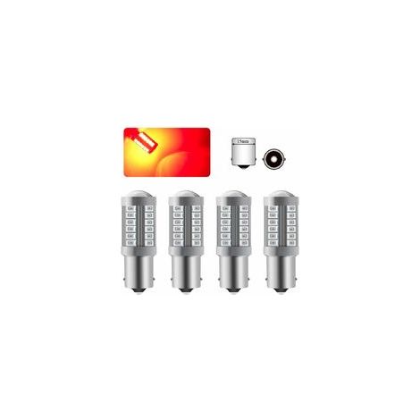 1156BA15S P21W LED Ampoule Rouge Super Brillant 6000K 5630 33 SMD Feu de Recul Stationnement Position Arrière Antibrouillard Arrière Ampoule (1/5)