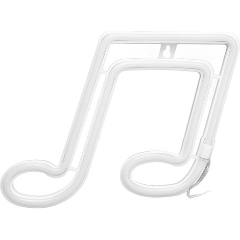 [Musikalische LED-Neonlampe] - [Leuchtende Musiknoten] - [LED-Neonschild] - [Wanddekoration] - [LED-Deckenleuchte für Konzerte bei Nacht] (1/5)