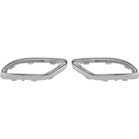 Garniture de couvercle d'embout d'échappement chrome brillant – Remplacement pour Mercedes-Benz A B C E GLC CLS W177 W247 W205 W213 X253 C257 (1/5)