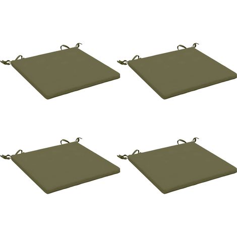 Coussins de siège 4 pièces SOEST 4 pc 100 % polyester vidaXL