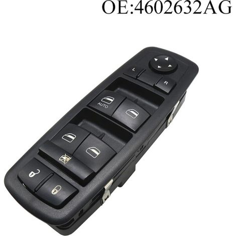 Interrupteur de vitre de voiture Dodge Chrysler 4602632AG 04602632AD, commande la montée et la descente des vitres électriques, fonctionnement simple, améliorant le confort.