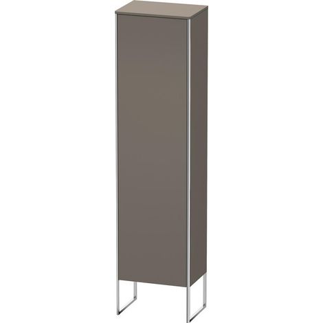 Armoire XSQUARE 2001x500x356mm ouverture gauche flanelle gris satin