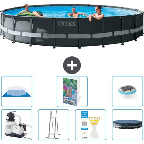 Intex Piscine Ultra XTR Ronde - 610x122 cm - 8-pièces  S596