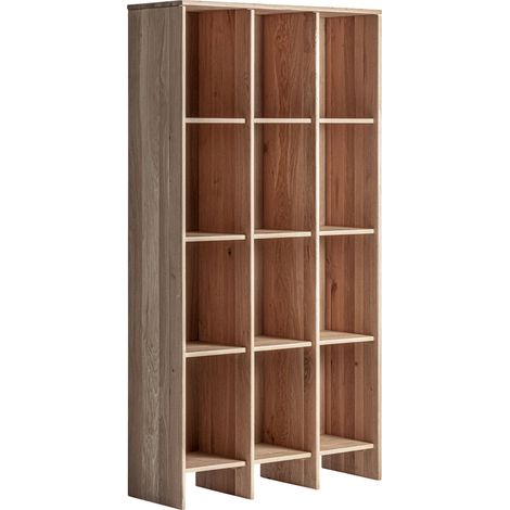 Bibliothèque en chêne brun - chêne brun (1/5)