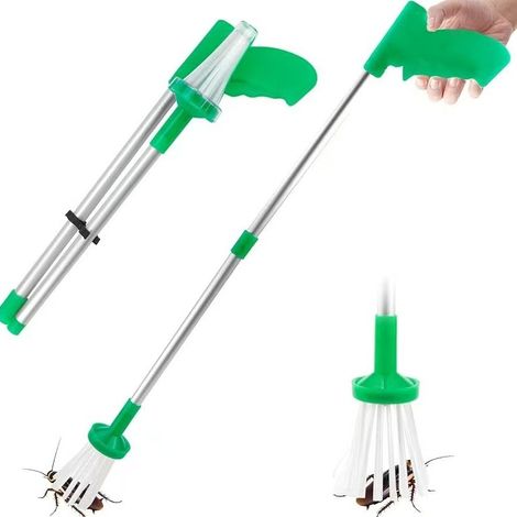 Attrape Araignées Manche Long pour Maison Jardin Attrape Insectes Capture Facile Sans Contact Durable Réutilisable