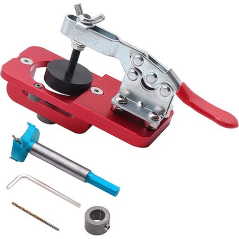 Outil de perçage pour charnières de porte, gabarit de perçage 35 mm pour menuisier (1/5)