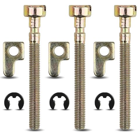 Vis Tendeur de Réglage Chaîne de Barre 3 Pcs Kit pour Husqvarna 36 41136 136LE 141 141LE 137 137E 142 142E 235 240 Remplacement Pièces de Tronçonneuse (1/5)