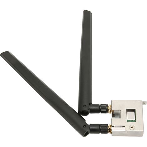 Carte réseau M.2 WIFI GO AX201 M.2 KEY E CNVio 2 BT5.1 Adaptateur sans fil triple bande pour bureau et entreprise (1/4)