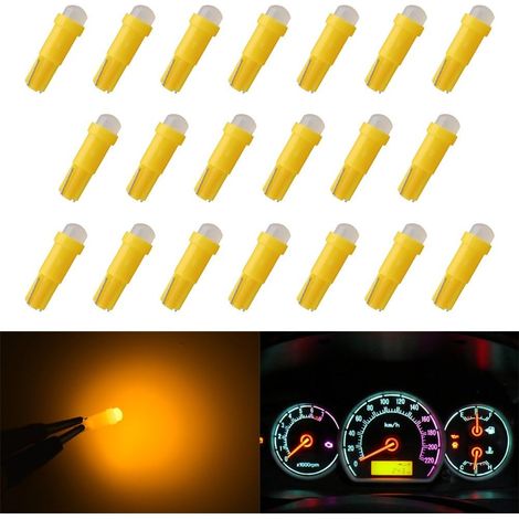 Ampoules blanches pour voiture -  - Tableau de bord, clignotants, groupe d'instruments, voyant de la jauge - 1 W, 12 V