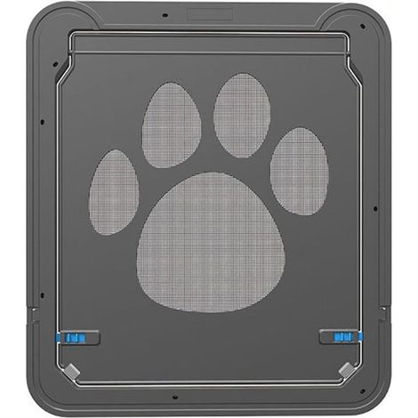 Passage de porte pour chiens et chats avec fermeture magnétique automatique et verrouillage, dimensions S : 24 x 29 cm (1/5)