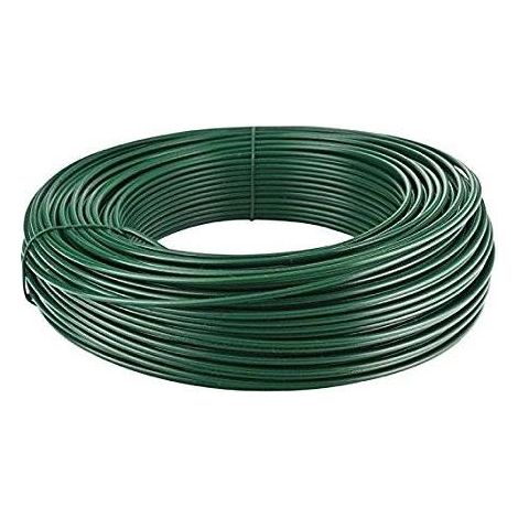 Bobina Filo Ferro Plastificato - Lunghezza: 50 mt, Diametro Ø: 1,4 mm