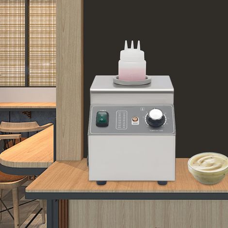 Chauffe-Sauce Électrique 100W Distributeur de Chocolat Bain-Marie Professionnel, Maintien Température, Chauffe-Sauce pour Cuisines Restauration Buffets Fast-Foods Chauffe-Sauce Sucrée ou Salée (1/5)