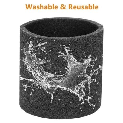 Manchon Filtrant en Mousse pour Shop Vac 90585 – Filtre Lavable et Réutilisable – Pièce de Remplacement (1/5)