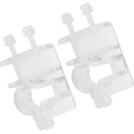 Supports de Fixation pour Tuyaux d'Aquarium en Acrylique - Lot de 2 (1/5)