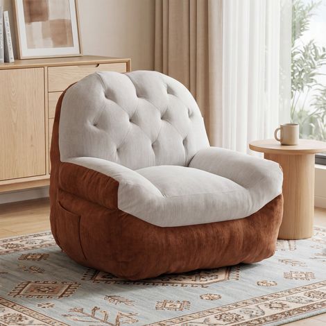 Fauteuil lounge, fermeture verrouillable, 113 x 110 x 88,5 cm, multicolore (1/5)