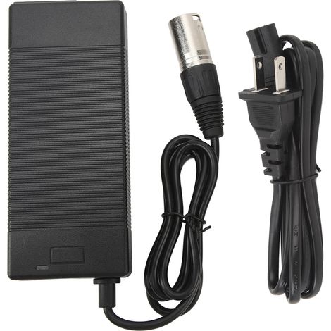 GARRYFIZH Chargeur 42V 2A avec connecteur XLR, pour batterie scooter électrique, 100-240V (1/5)