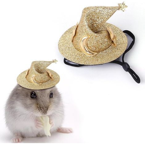Hasenhut für Haustiere, Hamsterhut für Partys, kleine Haustiere mit verstellbarem elastischem Kinnriemen für Partys, Geburtstage (1/5)