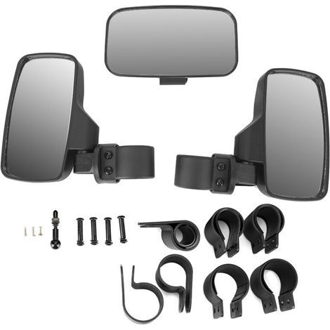 Kit combiné de rétroviseur central latéral UTV ATV pour Commander Arctic Cat Wildcat (1/5)