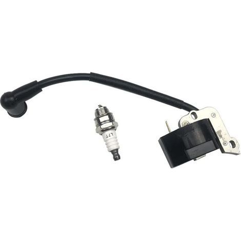 Bobine d'allumage avec bougie d'allumage pour Stihl FC55 FS38 FS45 FS55 HL45 HS45 Tronçonneuse de rechange, mechanical parts two-stroke lawn mower L7T spark plug nozzle
